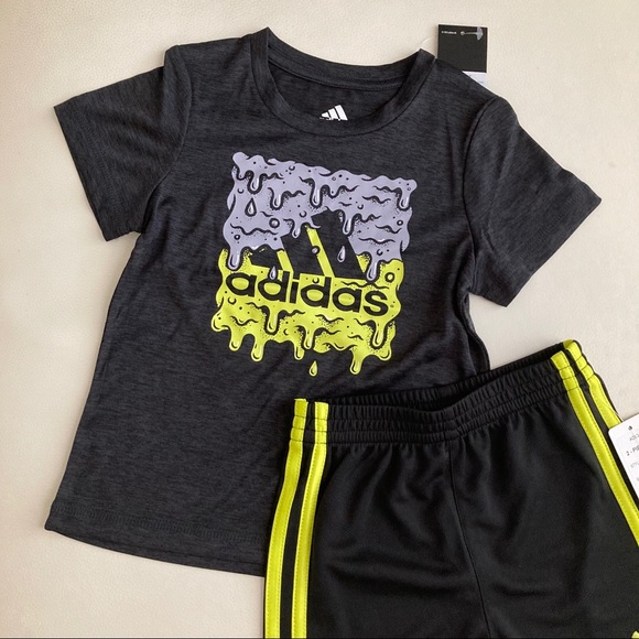 Adidas active performance shorts tee set 6205 - Picture 7 of 7